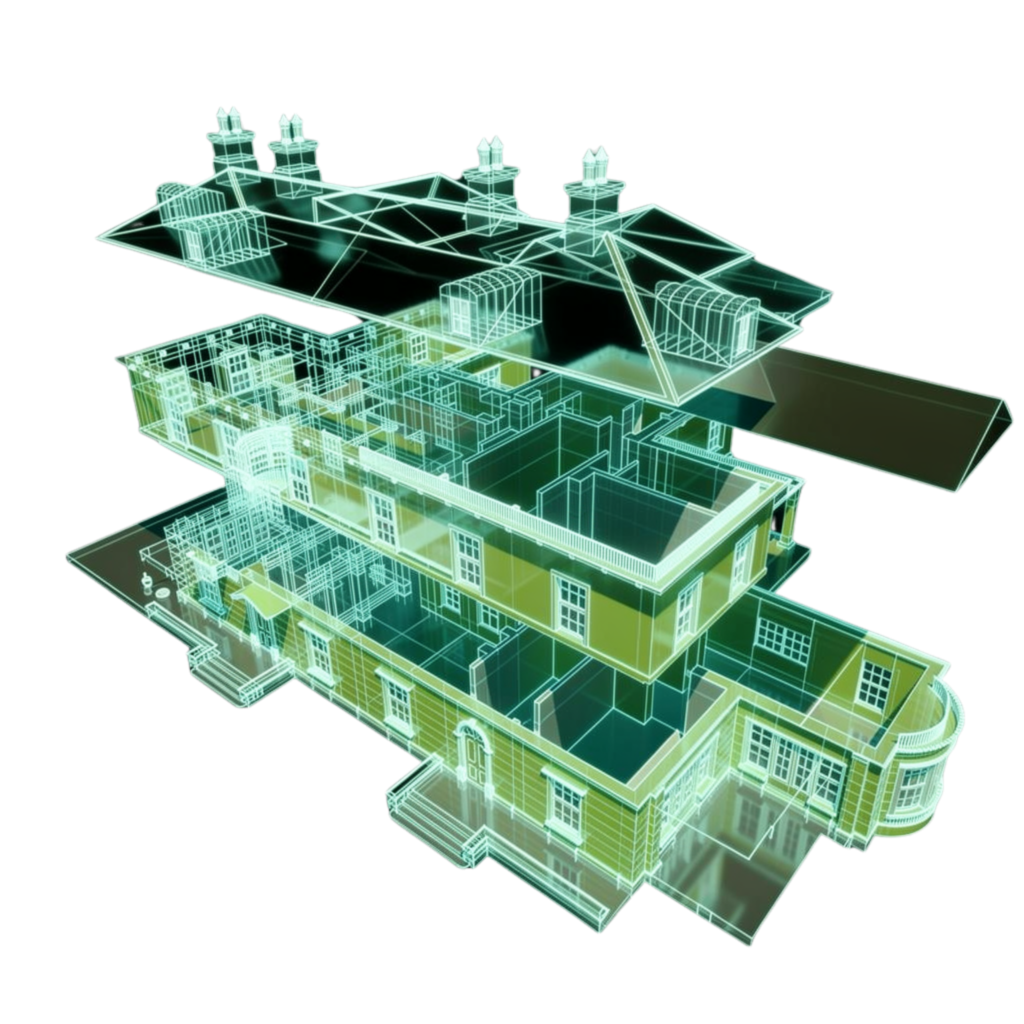 maquette 3d bâtiment scanner laser modélisation numérique architecture volumétrique