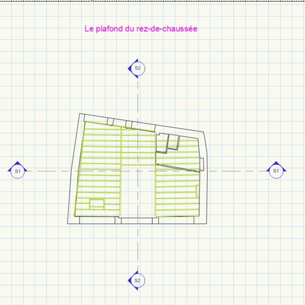 plan 2d architecture technique cotations dimensions relevé laser précis
