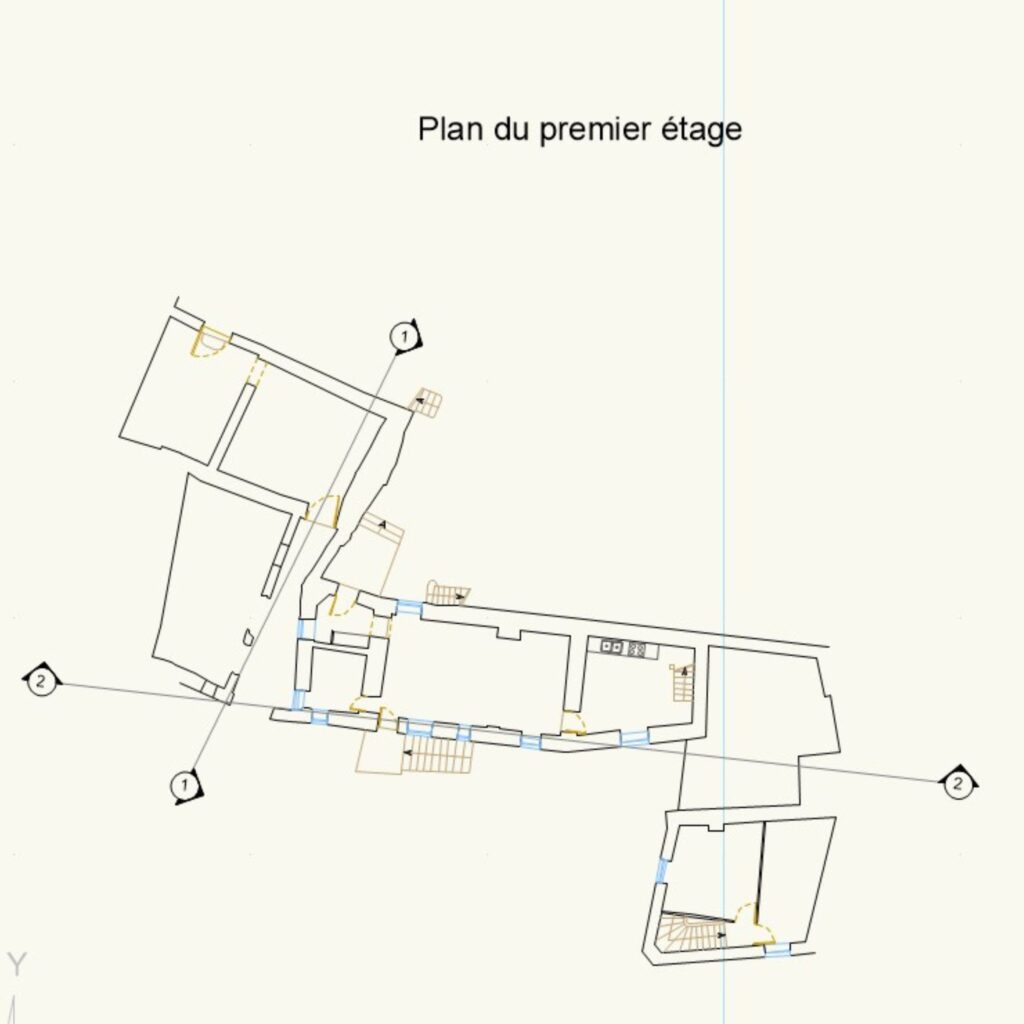 plan 2d architecture technique cotations dimensions relevé laser précis