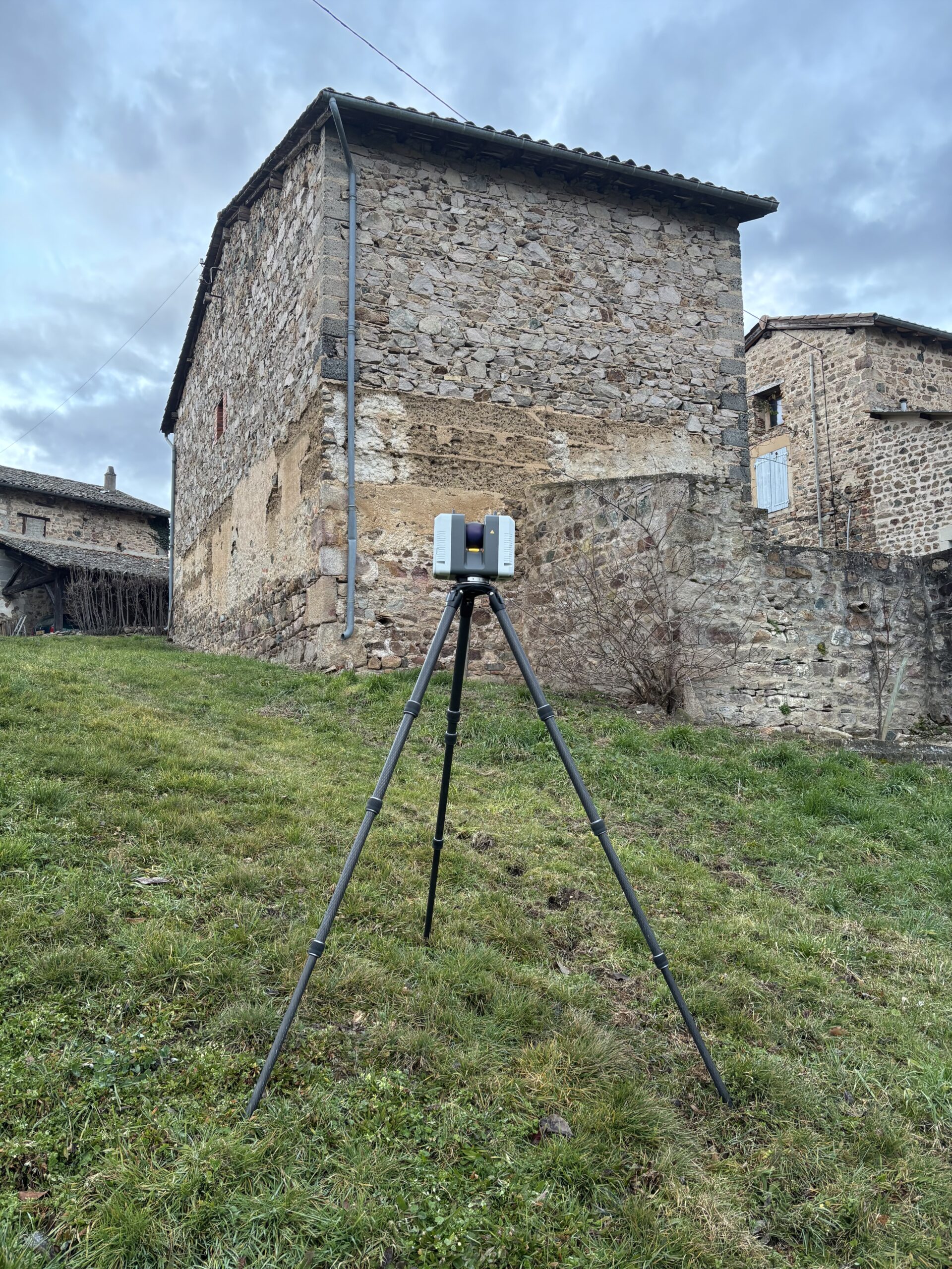 scan 3d bâtiment relevé laser architecture rurale
