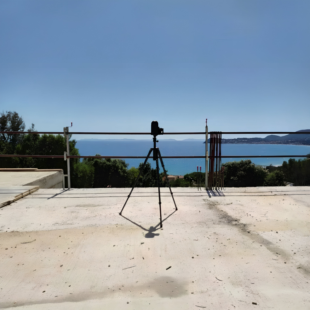 Scan 3d villa luxe saint tropez relevé laser propriété côte d'azur