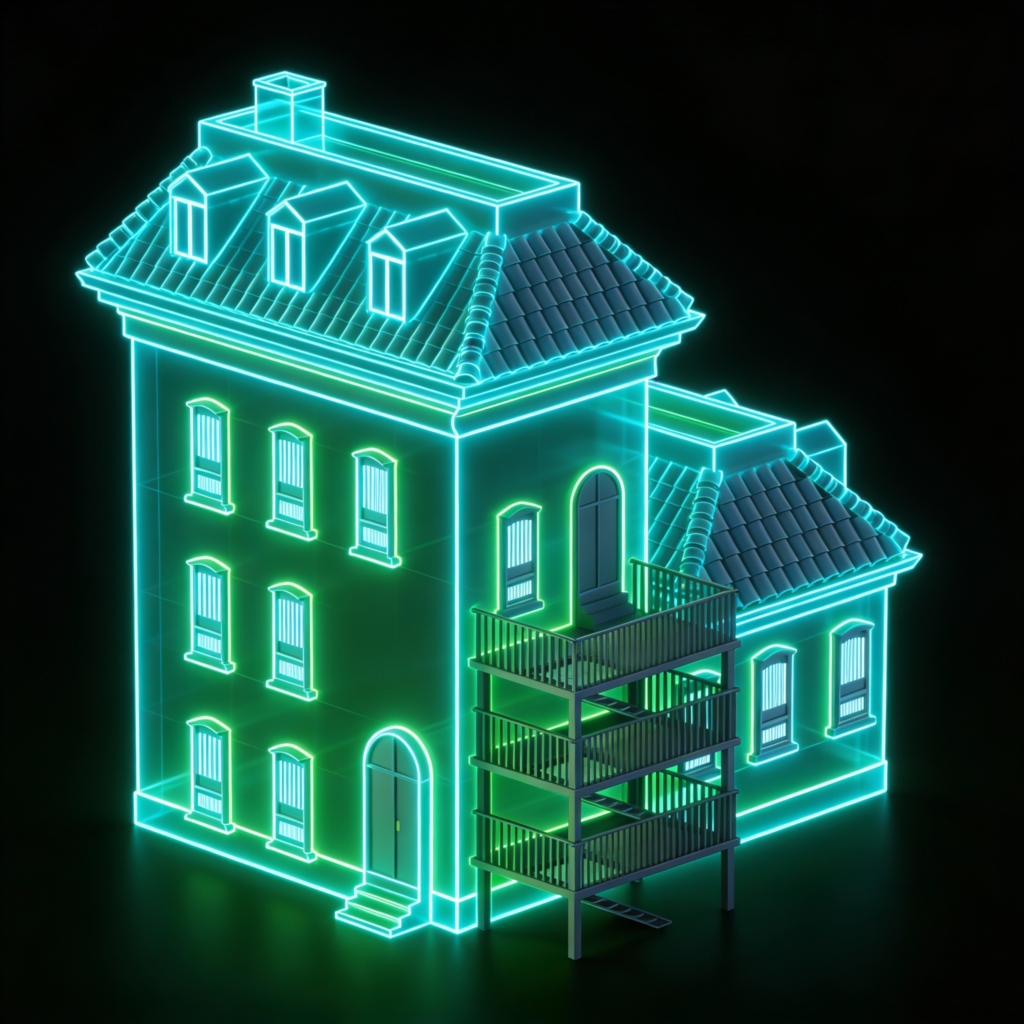 Relevé 3d bâtiment maquette 3D