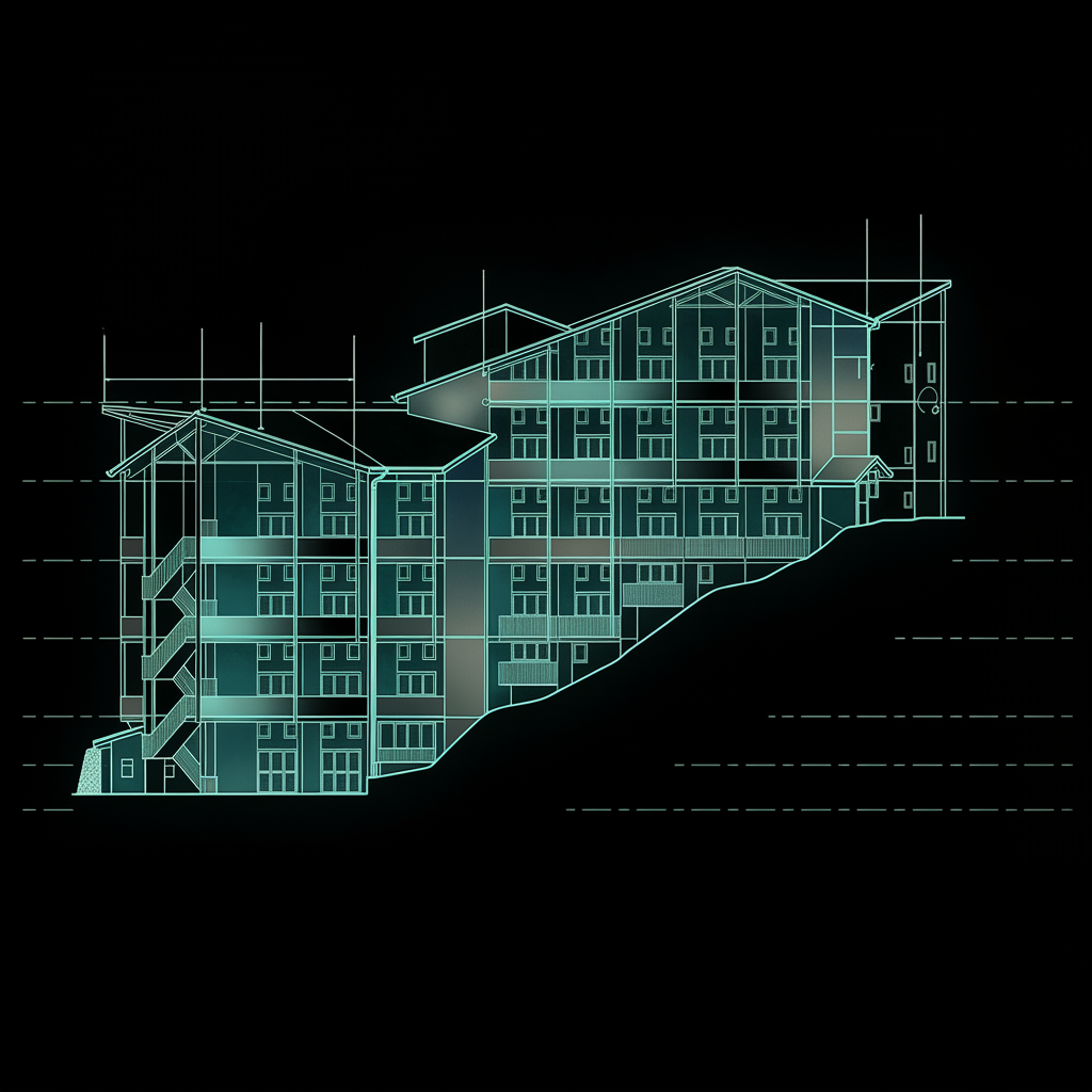Plan 2d scan 3d bâtiment cotations architecture relevé laser précis